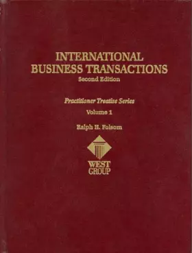Couverture du produit · International Business Transactions 2 Ed Volume One (Practitioner's Treatise Series)