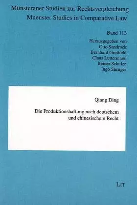 Couverture du produit · Die Produktionshaftung nach deutschem und chinesischem Recht