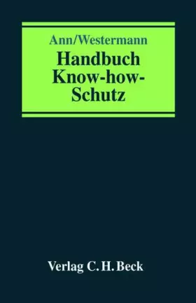 Couverture du produit · Handbuch Know-how-Schutz