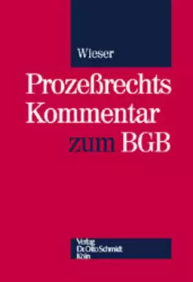 Couverture du produit · Prozessrechts-Kommentar zum BGB