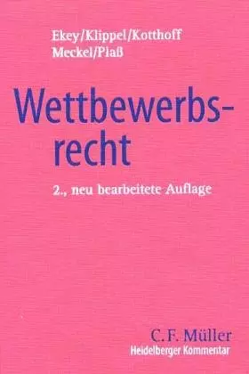 Couverture du produit · Heidelberger Kommentar zum Wettbewerbsrecht