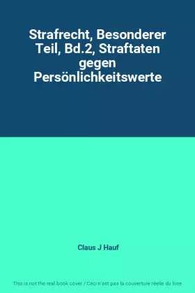 Couverture du produit · Strafrecht, Besonderer Teil, Bd.2, Straftaten gegen Persönlichkeitswerte