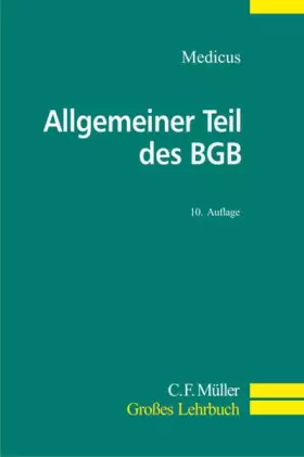 Couverture du produit · Allgemeiner Teil des BGB