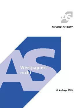 Couverture du produit · Wertpapierrecht 2003. Mit klausurmäßigen Beispielen und Lösungen
