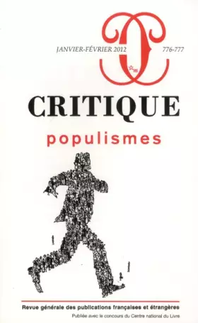 Couverture du produit · Critique, N° 776-777, Janvier- : Populismes