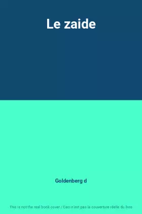 Couverture du produit · Le zaide