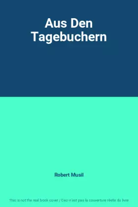 Couverture du produit · Aus Den Tagebuchern
