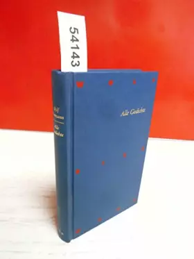 Couverture du produit · Alle Gedichte: Mit einem Nachwort des Autors