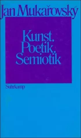 Couverture du produit · Kunst, Poetik, Semiotik