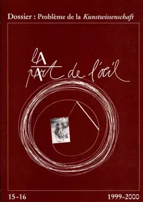 Couverture du produit · La part de l'oeil