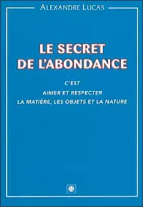 Couverture du produit · Secret de l'abondance