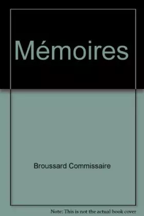 Couverture du produit · Mémoires