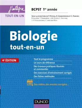 Couverture du produit · Biologie tout-en-un BCPST 1re année - 4e éd.