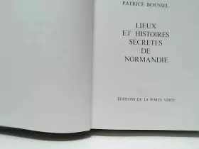 Couverture du produit · lieux et histoires secretes de Normandie