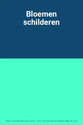 Couverture du produit · Bloemen schilderen