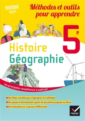 Couverture du produit · Méthodes et outils pour apprendre - Histoire-Géographie 5e Éd. 2017 - Cahier élève