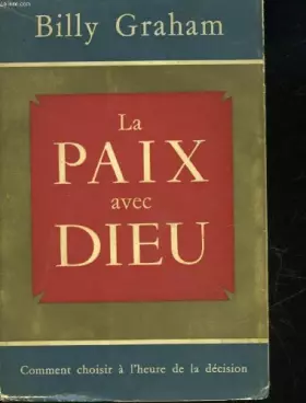 Couverture du produit · LA PAIX AVEC DIEU - PEACE WITH GOD
