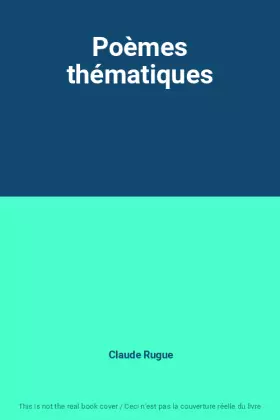 Couverture du produit · Poèmes thématiques