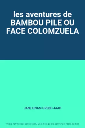 Couverture du produit · les aventures de BAMBOU PILE OU FACE COLOMZUELA