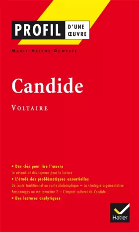 Couverture du produit · Profil d'une oeuvre : Candide ou l'optimisme