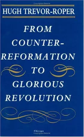 Couverture du produit · From Counter-Reformation to Glorious Revolution