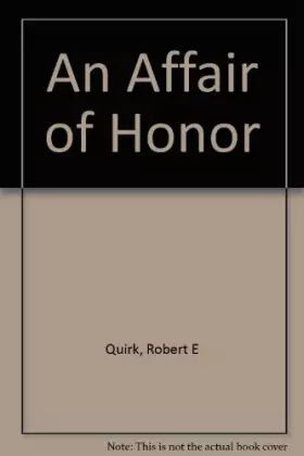 Couverture du produit · An Affair of Honor.
