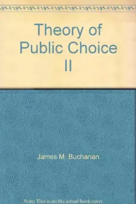 Couverture du produit · The Theory of public choice--II