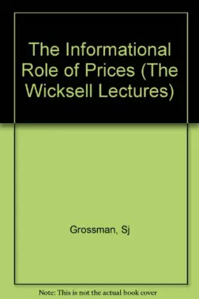 Couverture du produit · The Informational Role of Prices