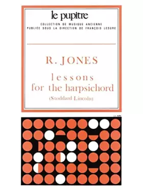 Couverture du produit · Jones: lessons fot the harpsichord (pieces de clavecin) (lp49)