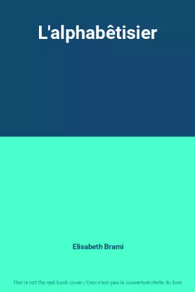 Couverture du produit · L'alphabêtisier