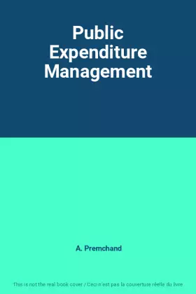 Couverture du produit · Public Expenditure Management