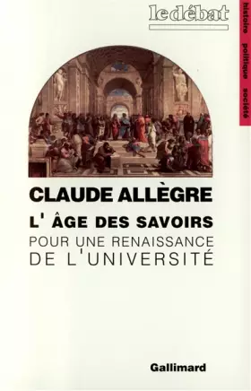 Couverture du produit · L'Âge des savoirs: Pour une renaissance de l'Université