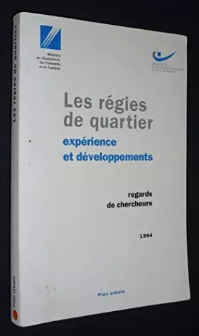 Couverture du produit · Les Regies De Quartiers Experience Et Developpements