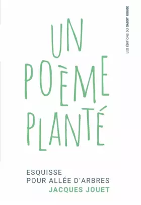 Couverture du produit · Poème planté : Esquisse pour allée d'arbres