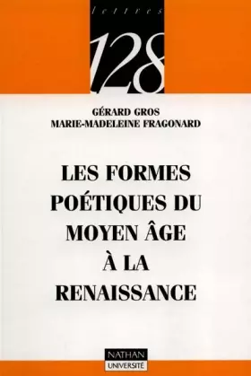 Couverture du produit · Les formes poétiques du Moyen âge à la Renaissance