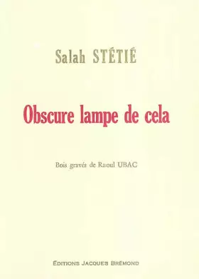 Couverture du produit · Obscure lampe de cela