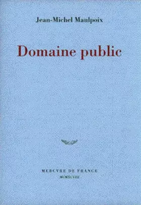 Couverture du produit · Domaine public