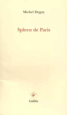 Couverture du produit · Spleen de Paris