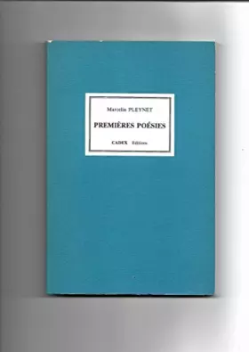 Couverture du produit · Premieres poesies 1950 1965