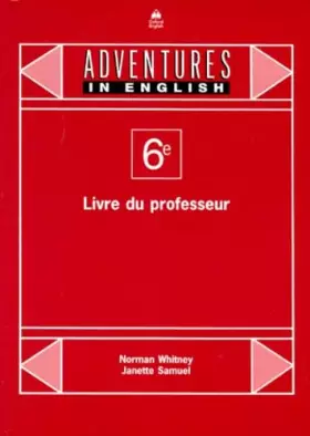 Couverture du produit · French Adventures Engl 1 Teacher