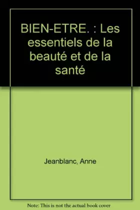 Couverture du produit · Bien être