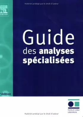 Couverture du produit · Guide des analyses spécialisées: POD
