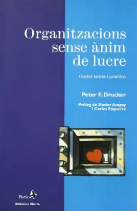 Couverture du produit · Organitzacions sense ànim de lucre. Gestió: teoria i pràctica (BIBLIOTECA OBERTA)