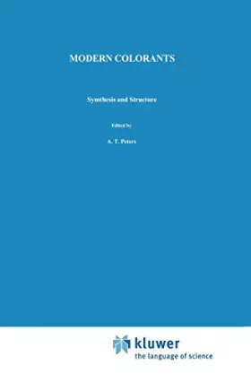 Couverture du produit · Modern Colorants: Synthesis and Structure (Advances in Color Chemistry Series, 3)