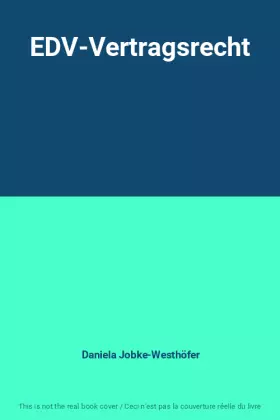 Couverture du produit · EDV-Vertragsrecht