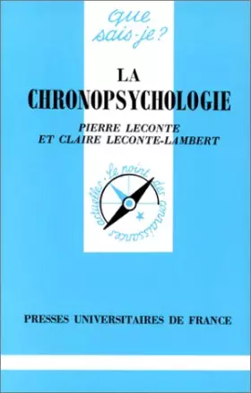 Couverture du produit · La Chronopsychologie