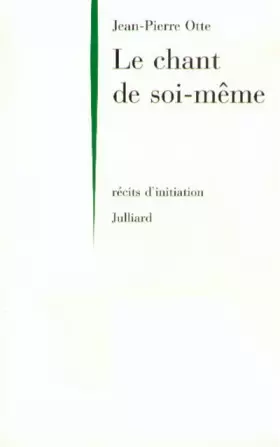 Couverture du produit · CHANT DE SOI MEME