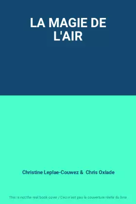 Couverture du produit · LA MAGIE DE L'AIR
