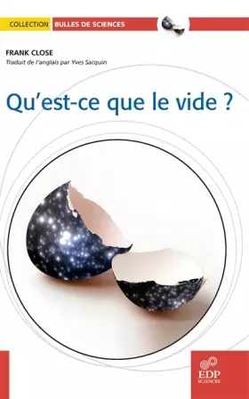 Couverture du produit · Qu'est-ce que le vide ?