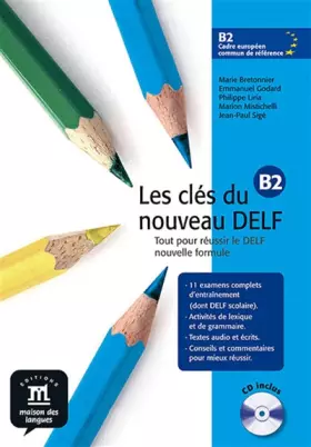 Couverture du produit · CLES DU NOUVEAU DELF B2 LIVRE ELEVE+CD